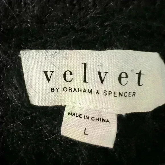 Velvet by Graham and Spencer LuLu Stripe Sweater, Size Large - Picture 4 of 6